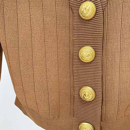 Women's Knitwear V Neck Tops Long Sleeves Cardigan Black, White, Khaki