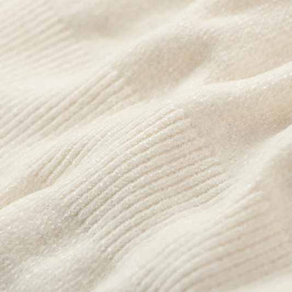 Long Sleeve High Waist Double Breasted Mini Knitted Dress Apricot