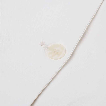 Women White Off-Shoulder Blazer Long Sleeves Coat