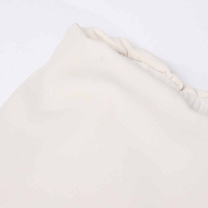 Women White Off-Shoulder Blazer Long Sleeves Coat