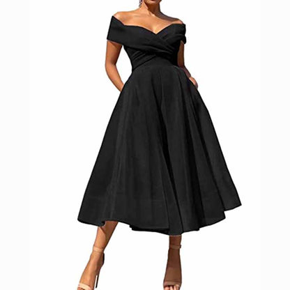 Women's Off The Shoulder Organza Short Homecoming Dresses