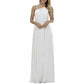Women One Shoulder Bridesmaid Dresses Long Aline Chiffon Prom Evening Gown