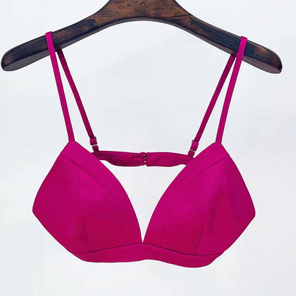 Women Rose Bra+ Blazer + Rose Skirt 3 Pieces Set Short Skirt Suits