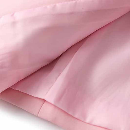 Women's Luxury Fitted Pink Blazer Golden Lion Buttons Coat Belted Jacket