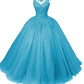 Women Beaded Lace Quinceanera Dresses Sweet 16 Appliques Prom Ball Gown