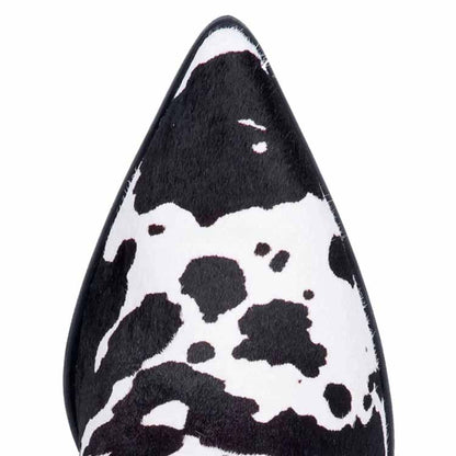 Womens PU Suede Pointed Toe Boots Mid Calf Mid Heel 2-3" - Black,Brown