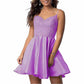 Homecoming Dresses Teens Lace Short Prom Dress with Pocket Mini Party Dresses