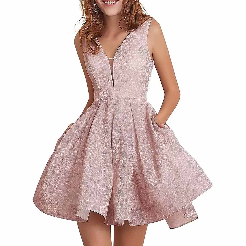 Juniors Homecoming Dress Glittery Short Sleeveless Party Prom Dresses SD Dresscode & Fashiontrends Juniors Homecoming Dress Glittery Short Sleeveless Party Prom Dresses SD Dresscode & Fashiontrends