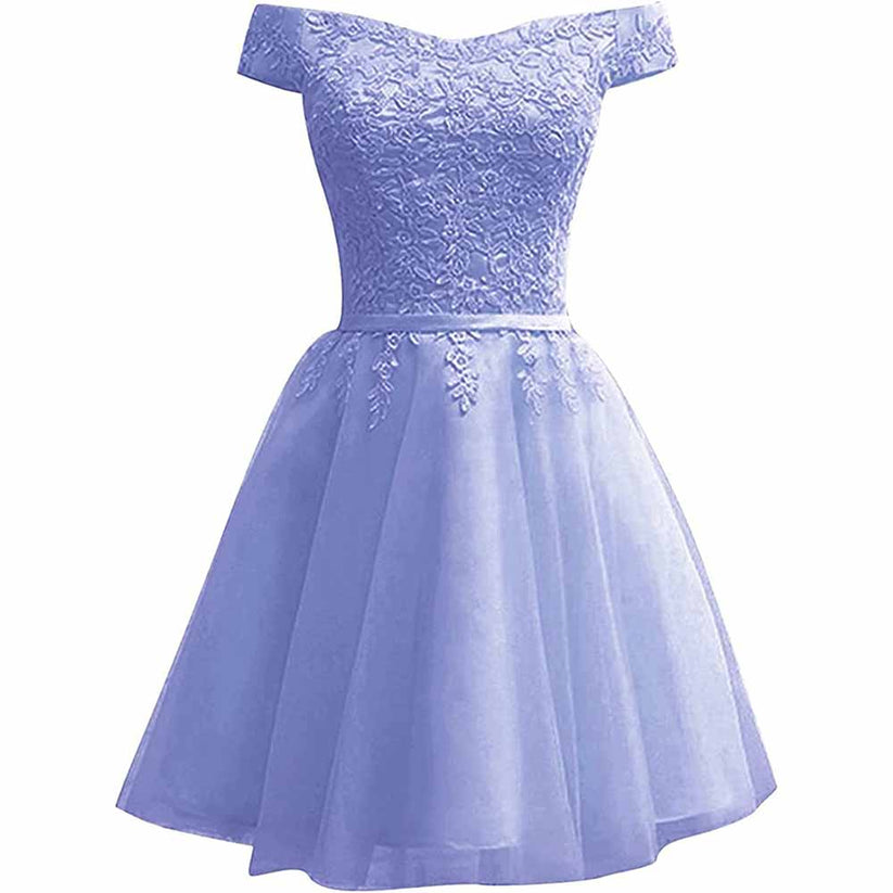 Dresses for Teens Lace Short Prom Dress Off The Shoulder Pr — free download