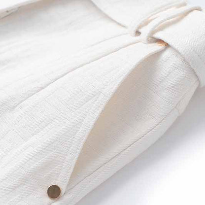 Women High Waist Belted Maze Pattern Shorts 6 colors