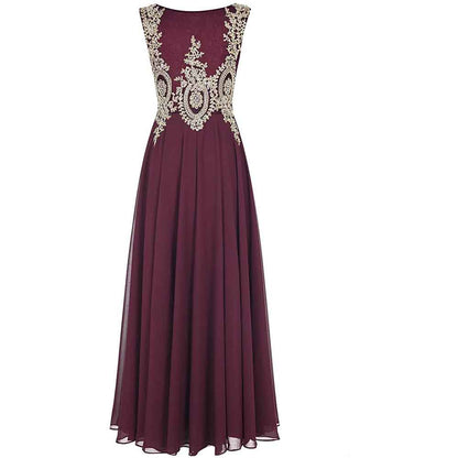 Women Crystals Silver Lace A Line Sheer Back Formal Long Prom Evening Dresses