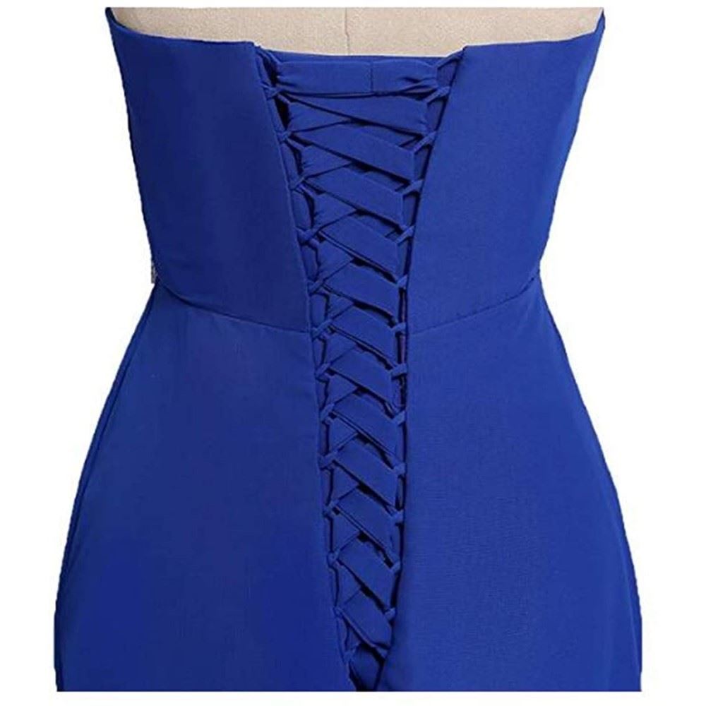 Strapless Country Wedding Dress Bridesmaid Gown