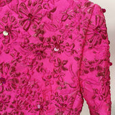 Women Luxury Hand Made 3D Flowers Embroidery Blazer / Dress – SD ...