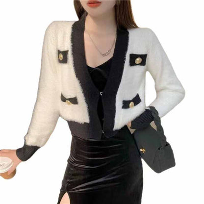 Women Pink Cardigan Sweaters and Vests