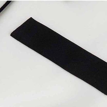 Women's Black Collar Fitted White Blazer Jacket