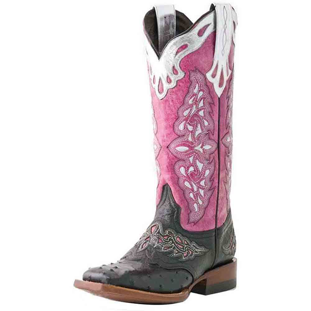 S&Dco Women's Western Cowboy Boots with Floral Design