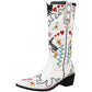 S&Dco Women's Western Cowboy Boots with Floral Design