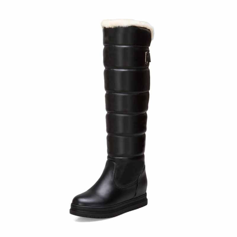 women's winter knee high boots with plush lining and stylish design for cold weather